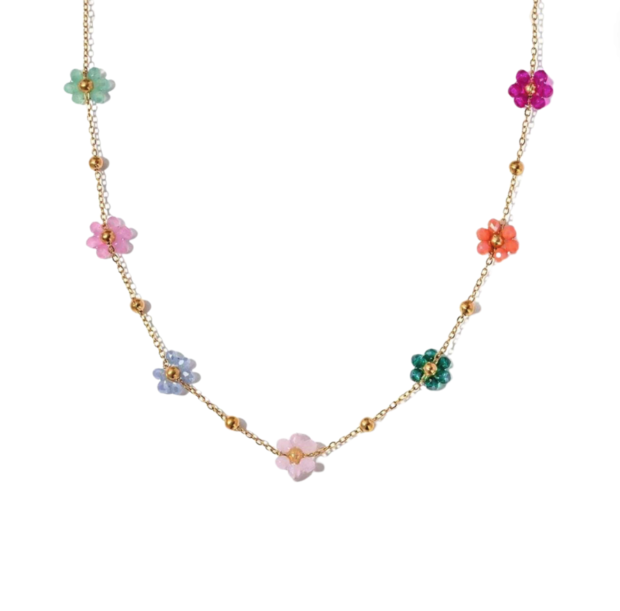 Collier Flora multicolore