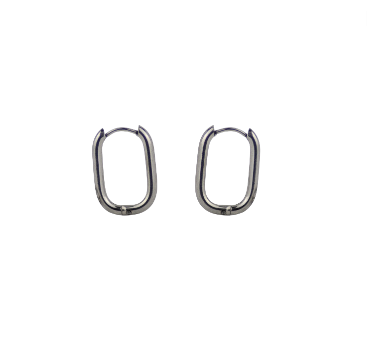 Boucles Emma argentées