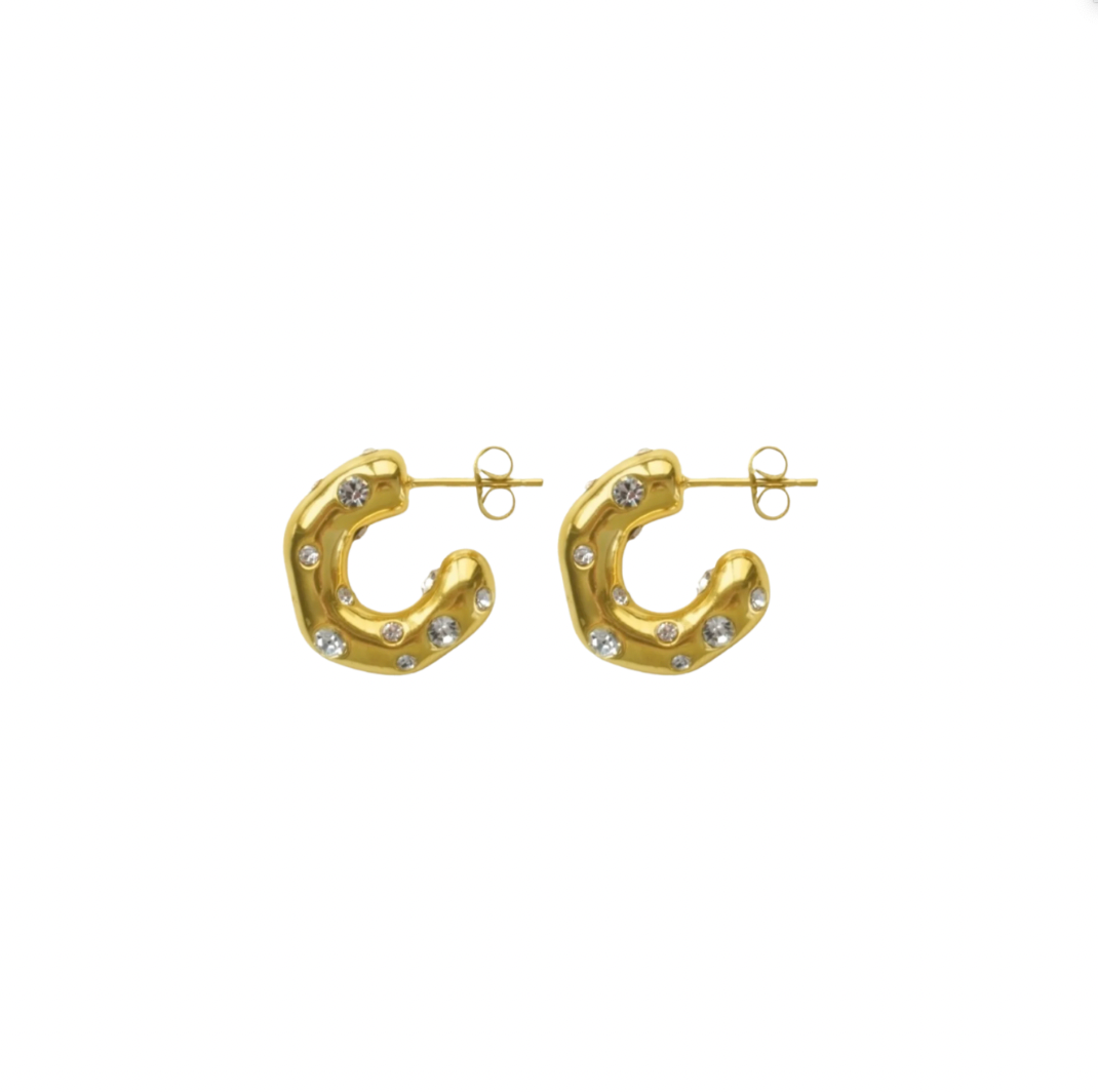 Boucles Romane dorées