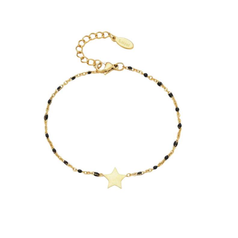 Bracelet Star noir