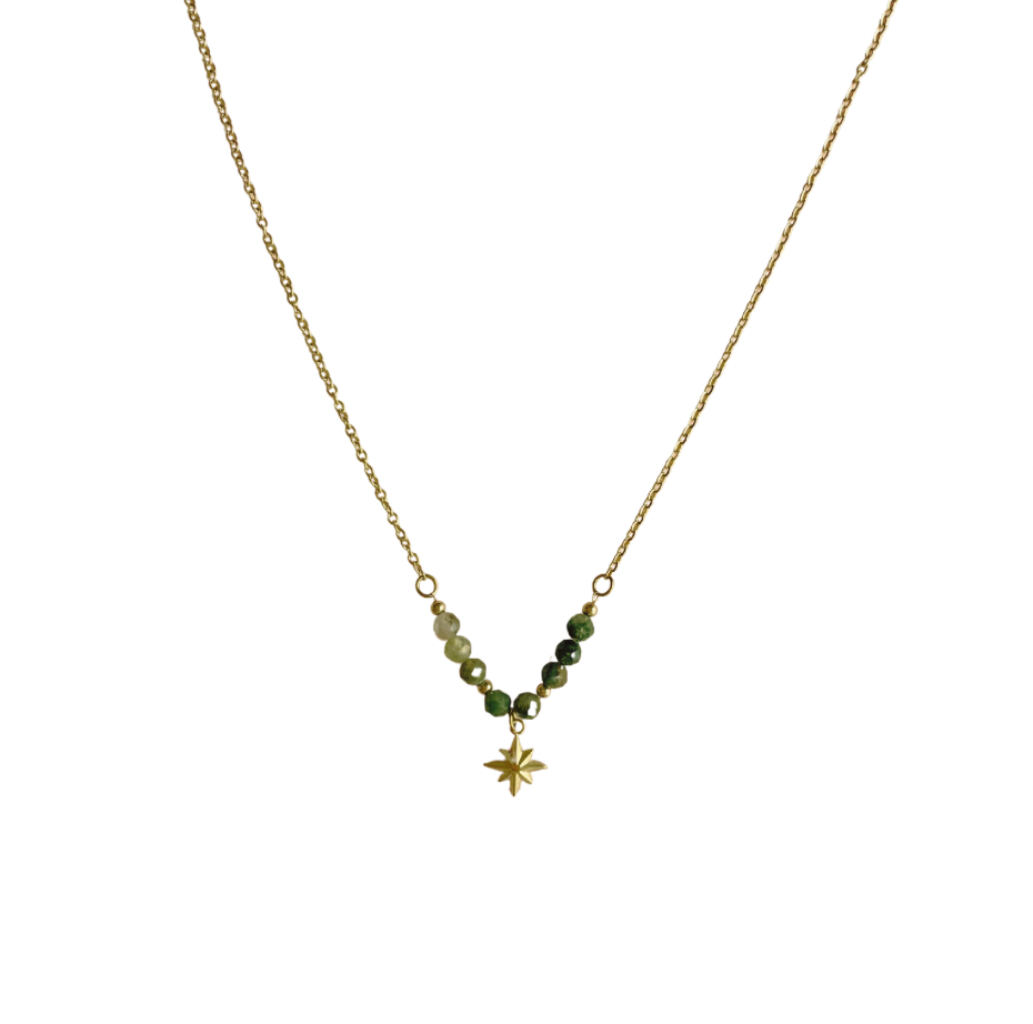 Collier Gabrielle vert