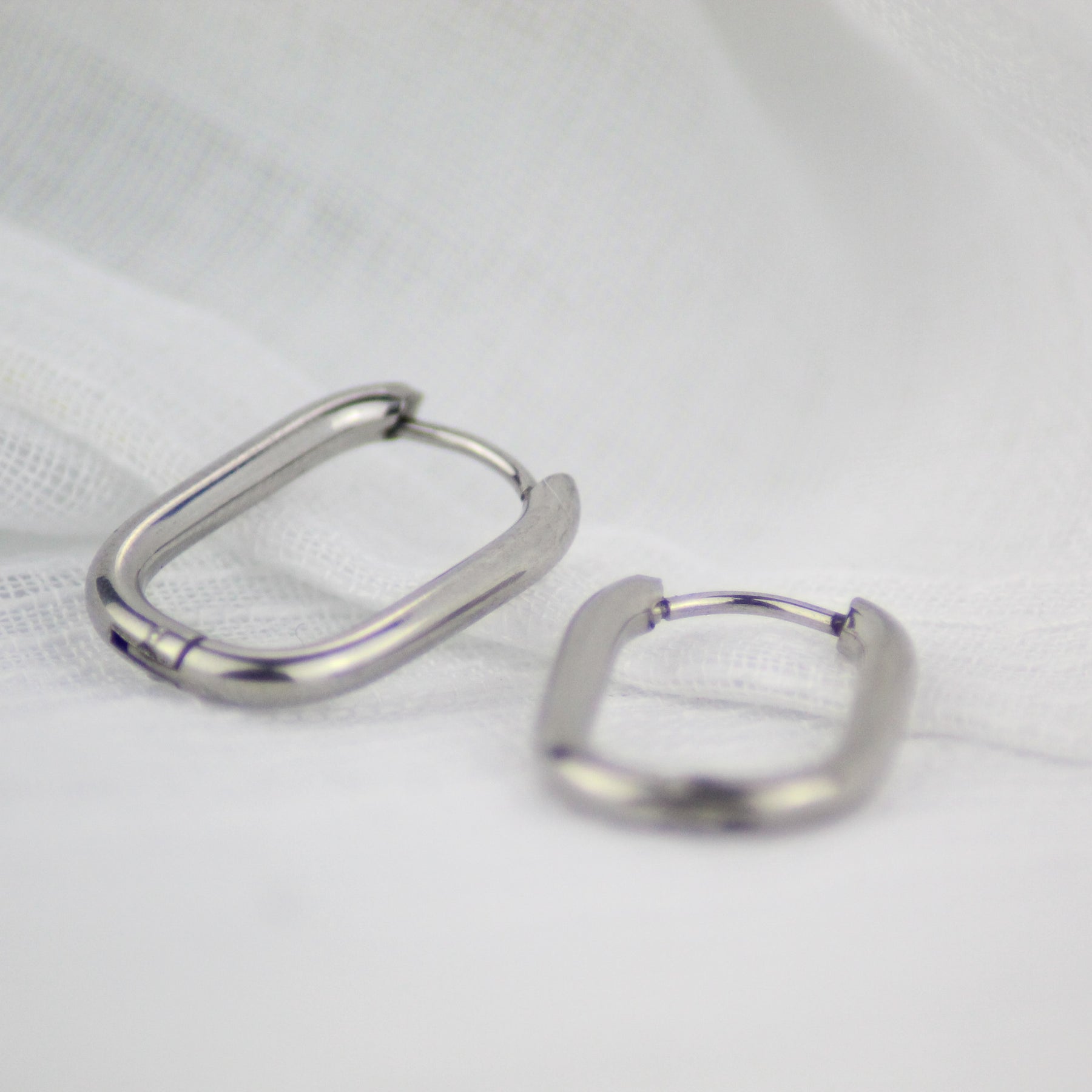 Boucles Emma argentées