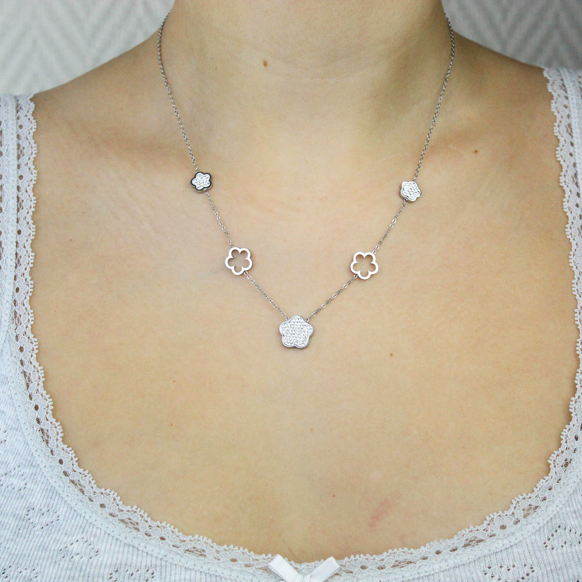 Collier Capucine argenté