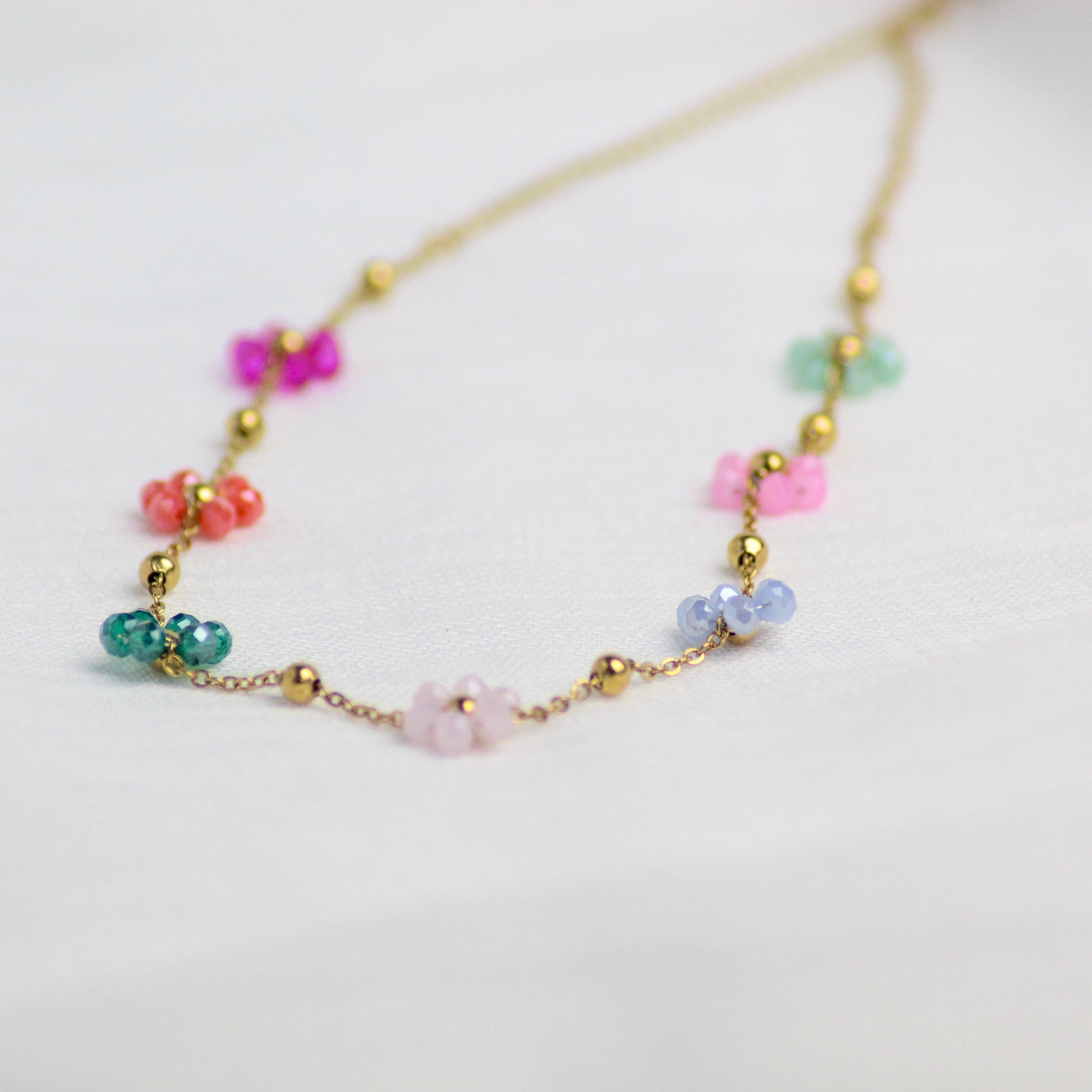Collier Flora multicolore