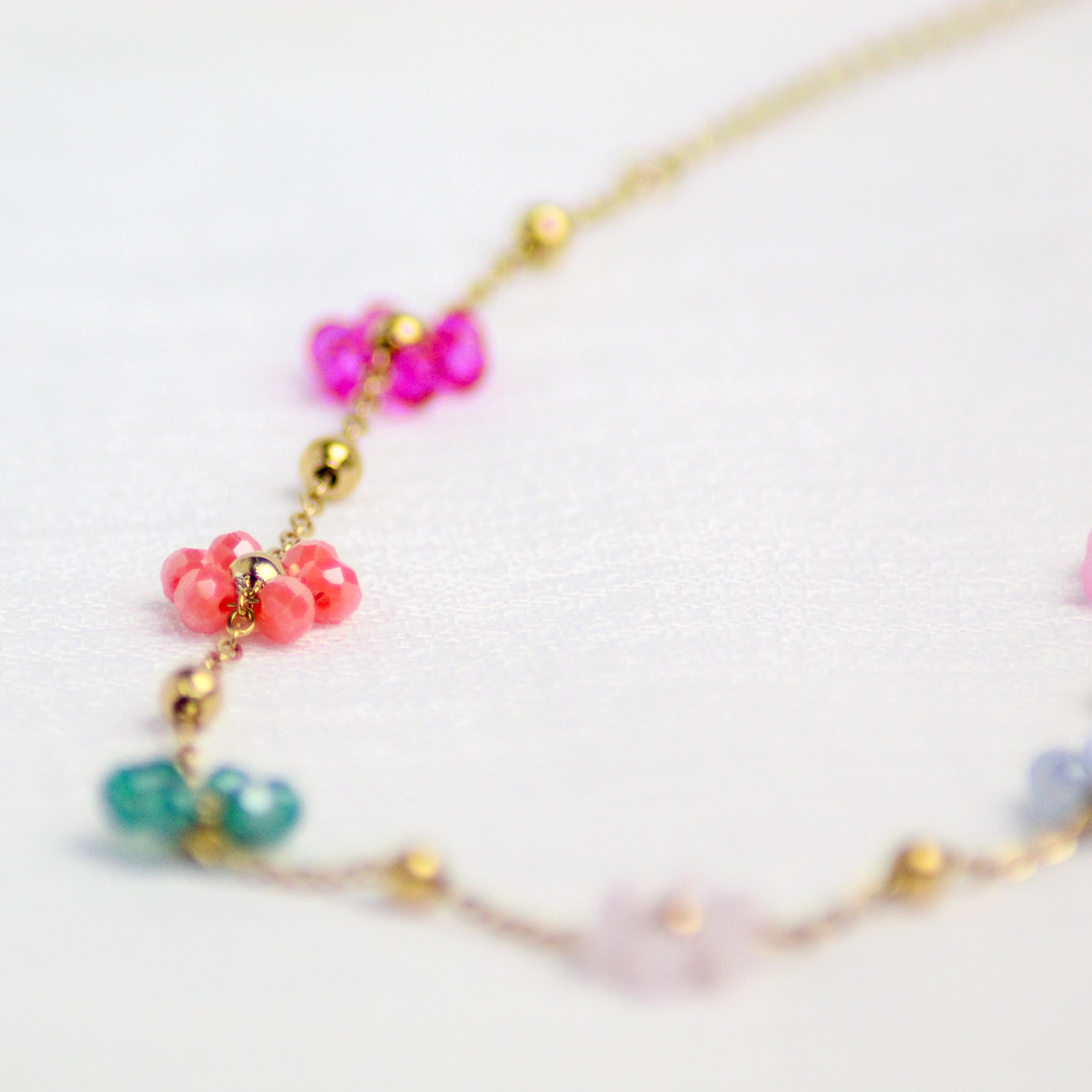 Collier Flora multicolore
