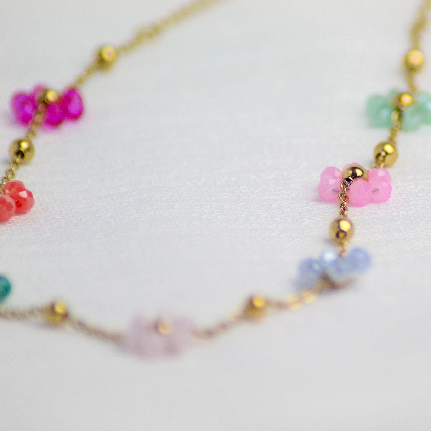 Collier Flora multicolore
