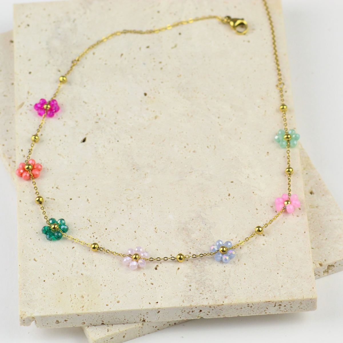 Collier Flora multicolore