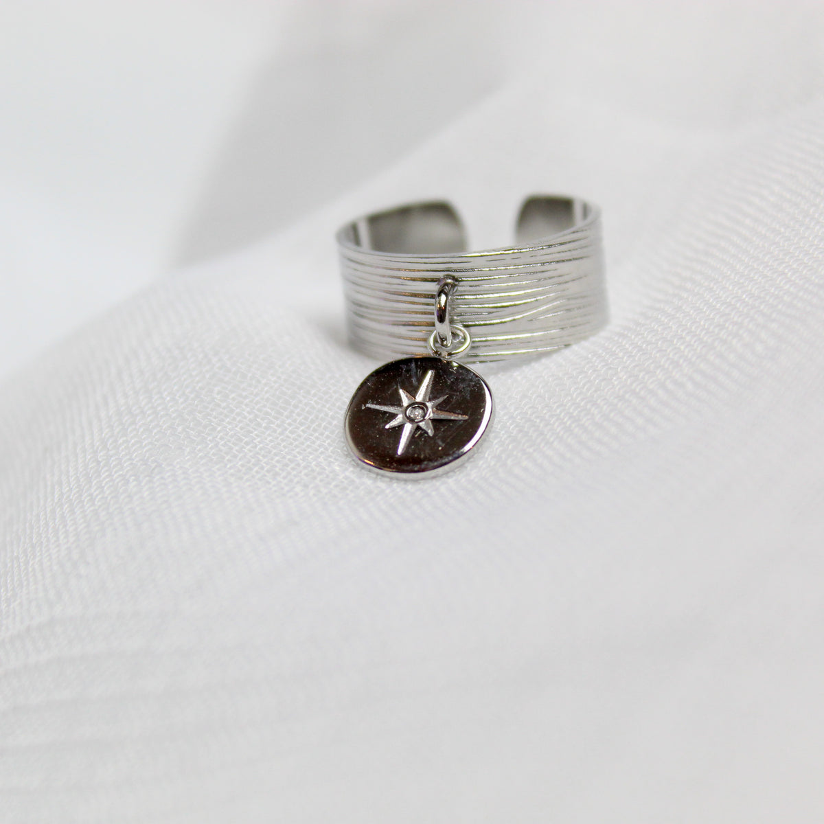 Bague Alice argentée