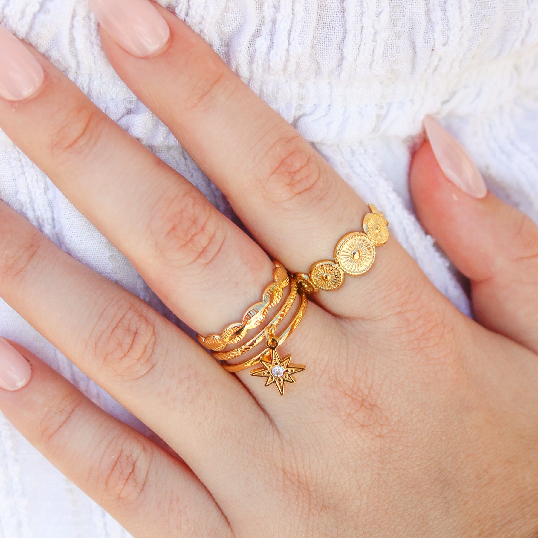 Bague Anna dorée