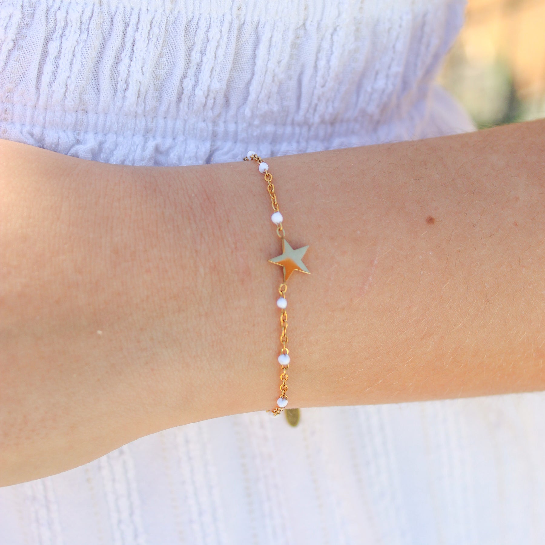 Bracelet Star blanc