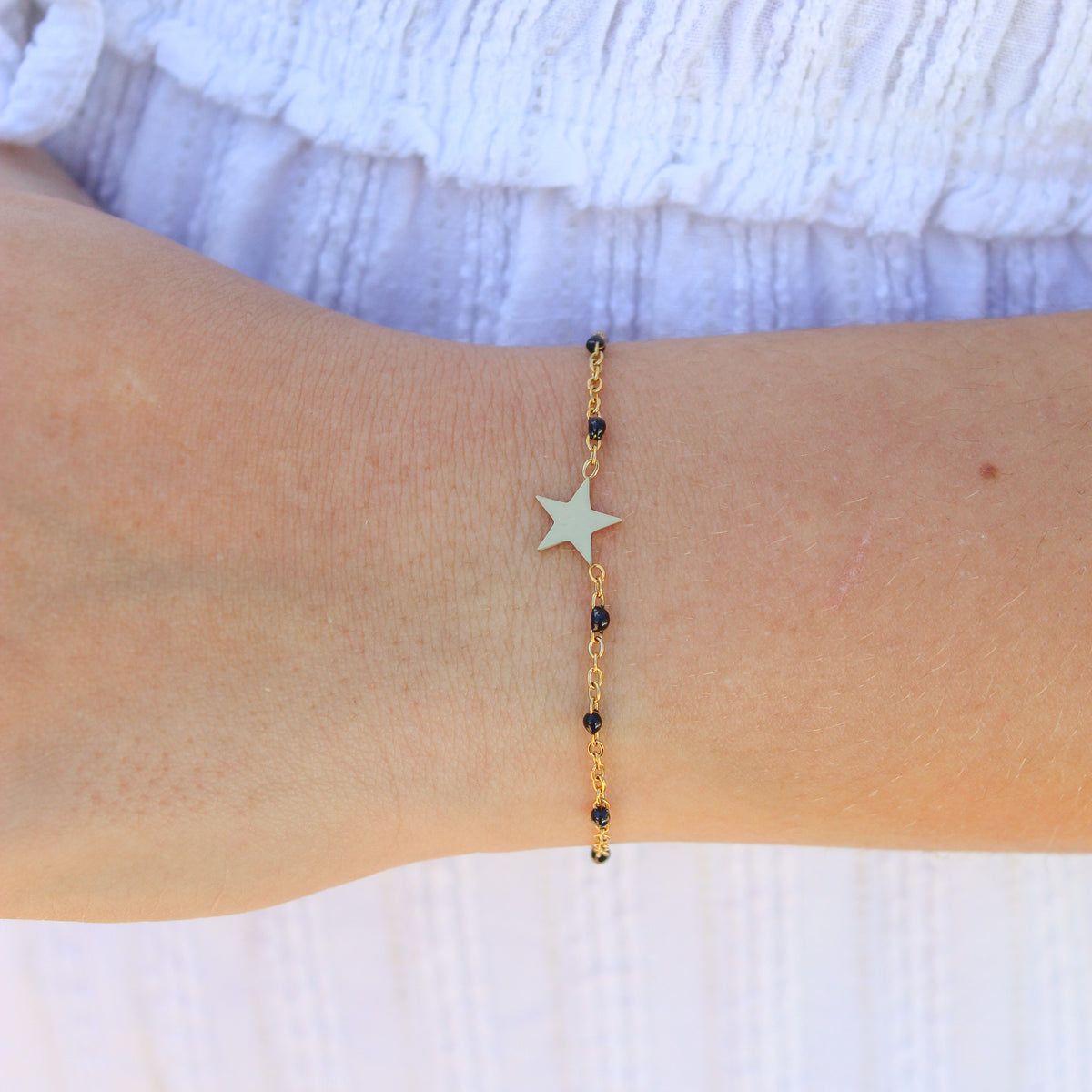 Bracelet Star noir