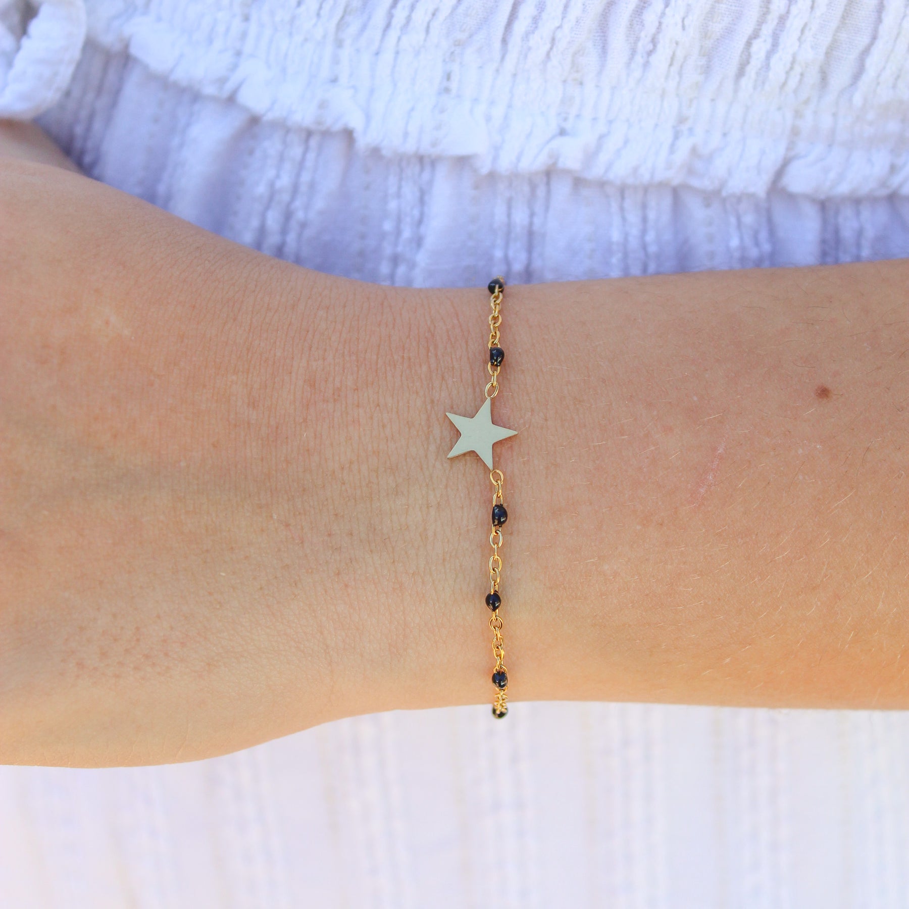 Bracelet Star noir