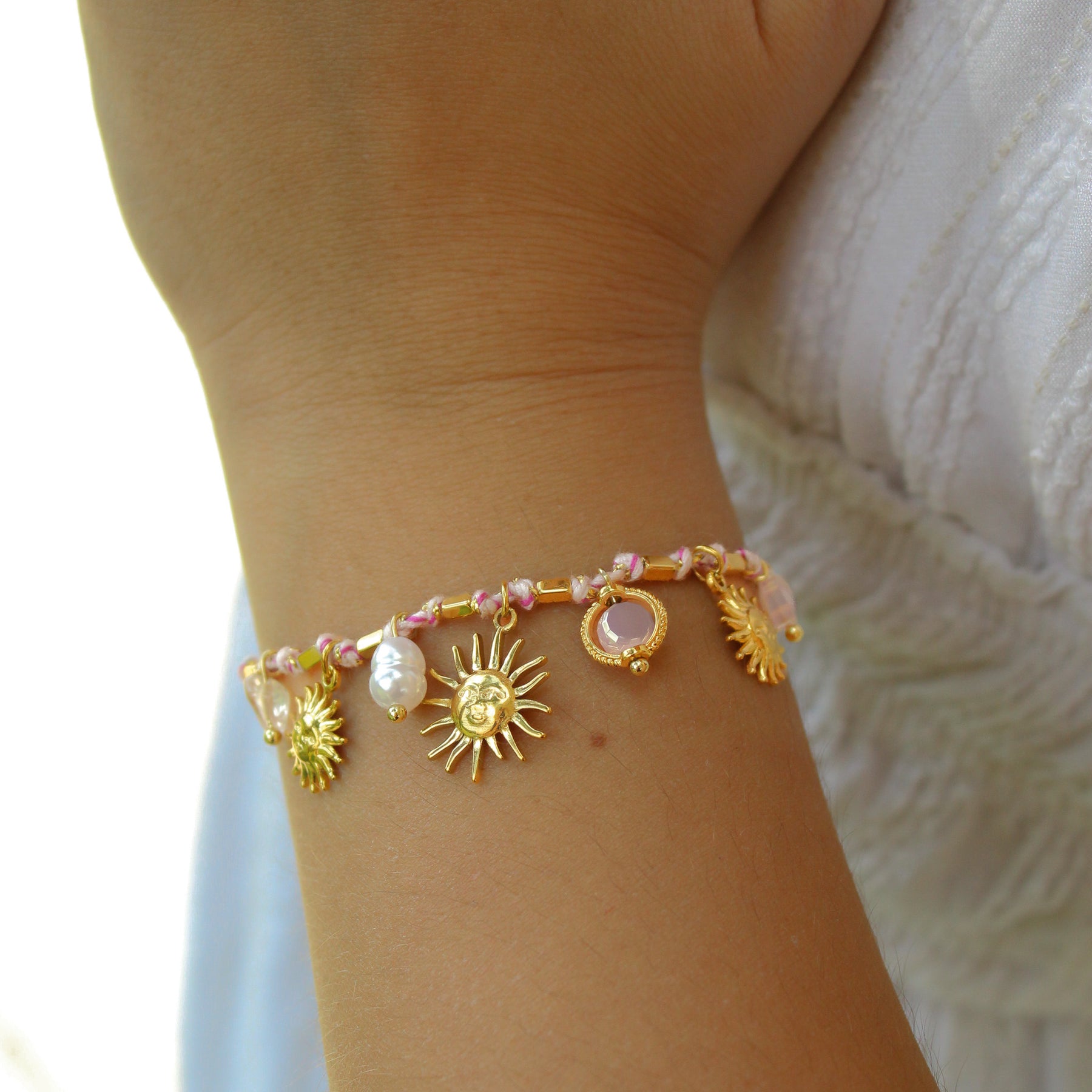 Bracelet Nora mauve