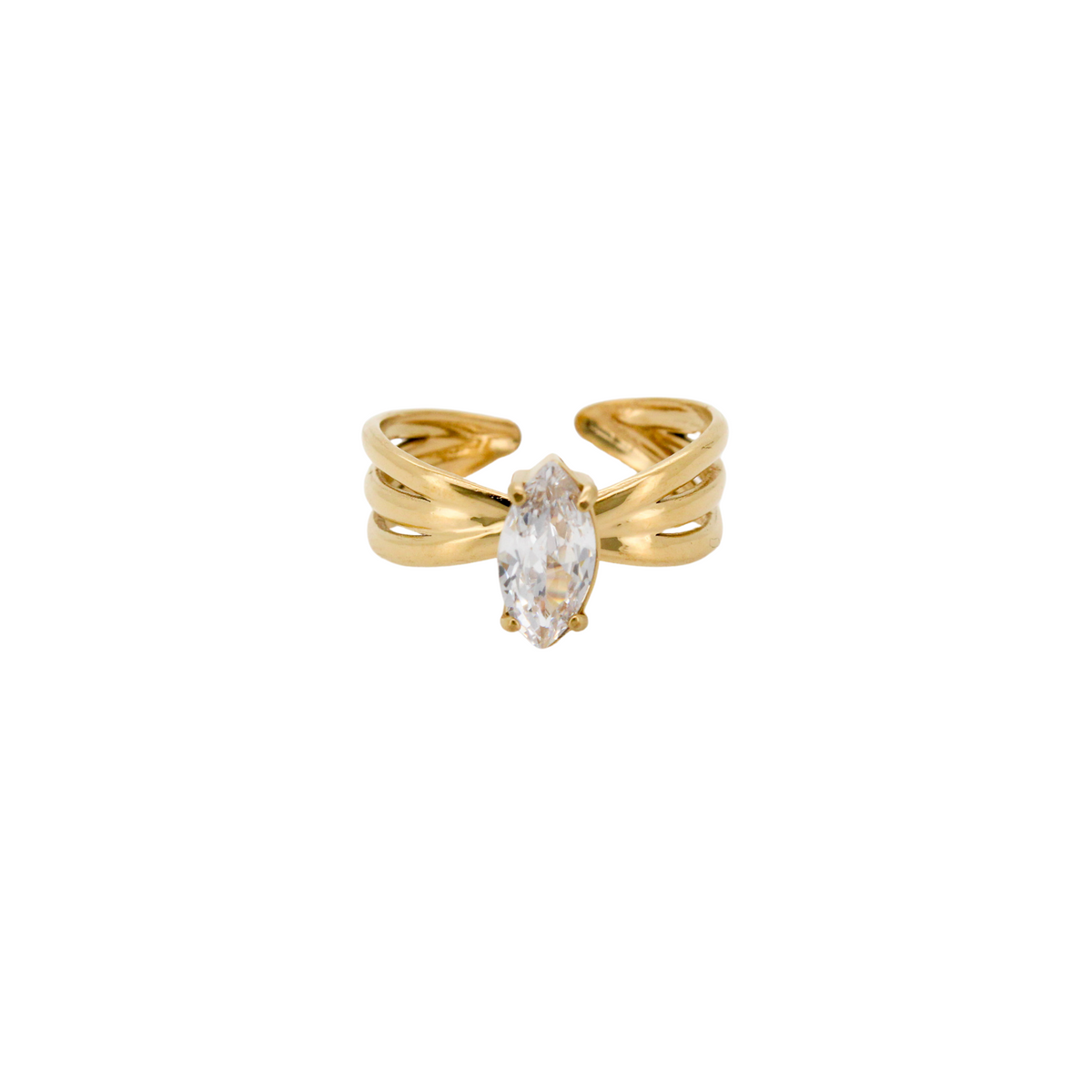 Bague Agathe dorée