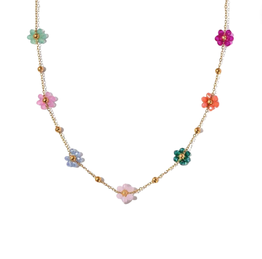 Collar Flora multicolor