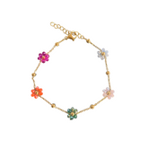 Pulsera Flora multicolor