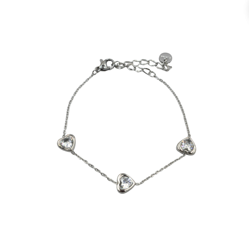 Bracelet Amour argenté