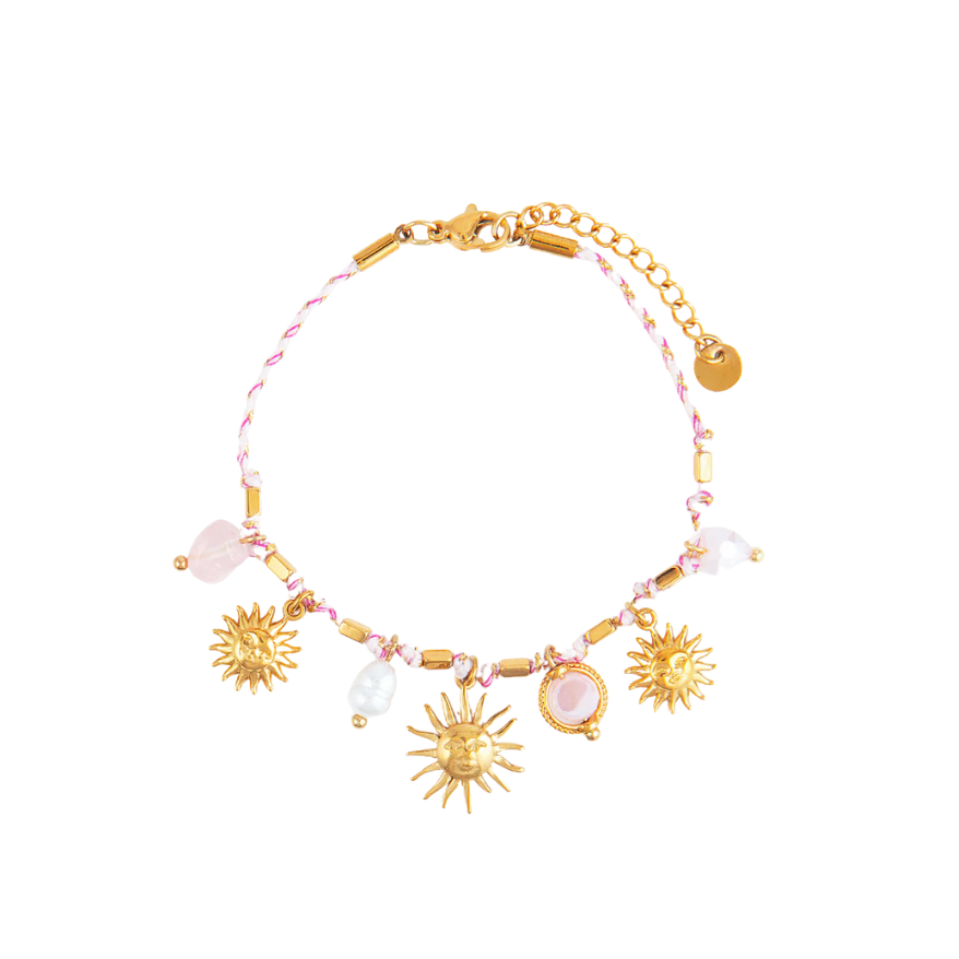 Bracelet Nora mauve